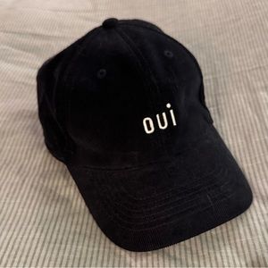 Clare V Navy Corduroy Oui Hat